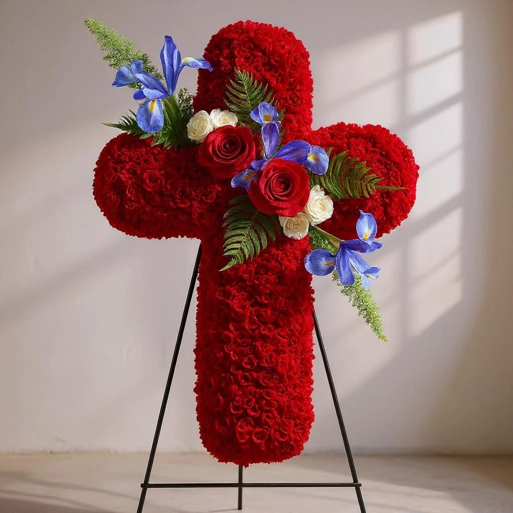 Cruz Funeraria Roja en Valencia